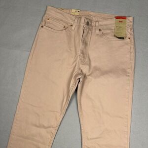 Levis 511 Slim Fit Jeans Mens 34x34 Pink Ease Stretch Denim New NWT